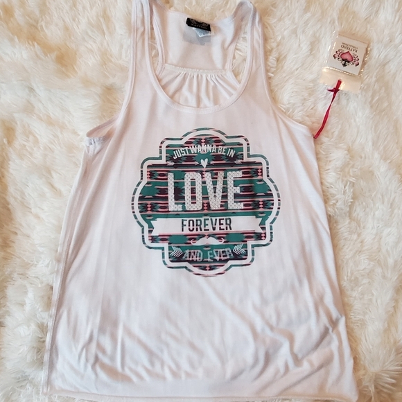 LOVE FOREVER TANK TOP - Picture 2 of 4